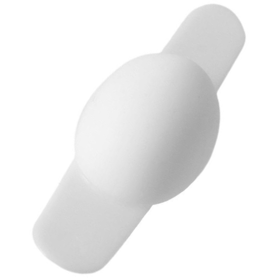One white FemiCushion cushion placed over white background.